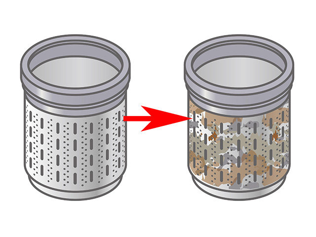 #8タオルの黒ずみ 汚洗濯槽のカビ